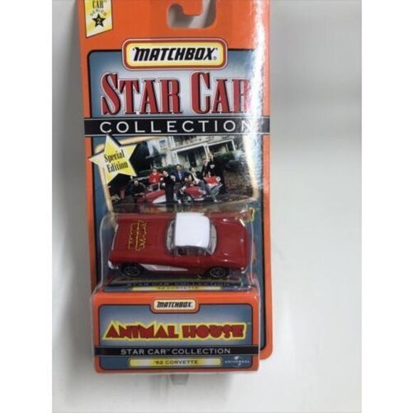 Matchbox Star Car Series 2 Animal House 62 Red Corvette 1997 New Sealed - Picture 1 of 6